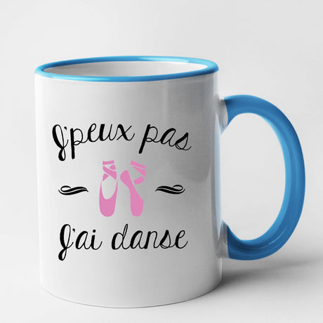 Mug J'peux pas j'ai danse Bleu