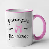 Mug J'peux pas j'ai danse Rose