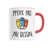 Mug J'peux pas j'ai dessin 