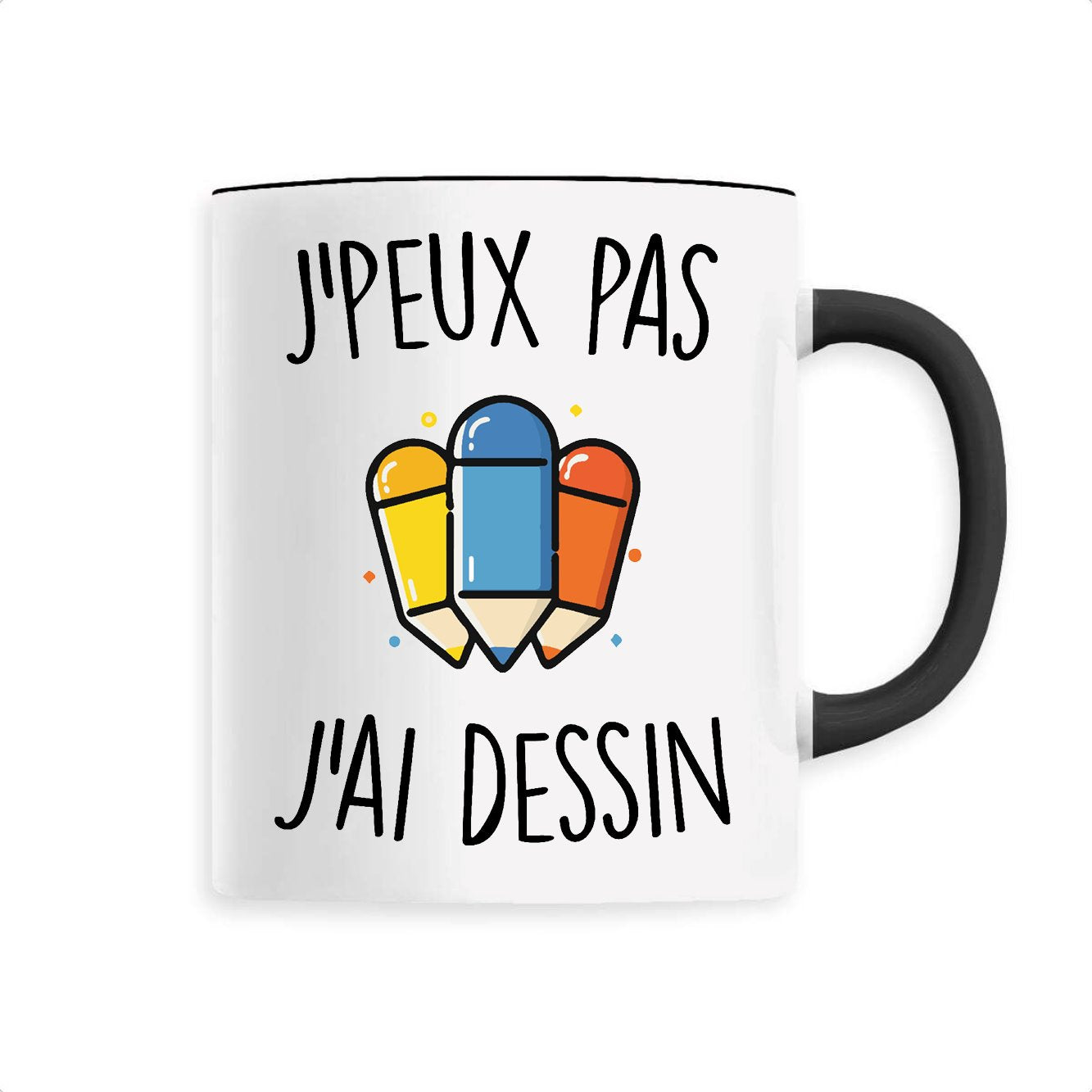 Mug J'peux pas j'ai dessin 