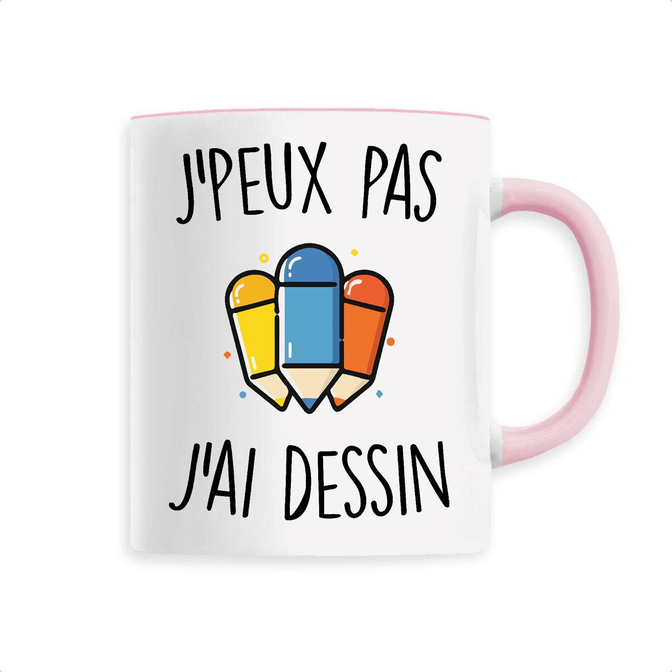 Mug J'peux pas j'ai dessin 