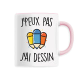 Mug J'peux pas j'ai dessin 