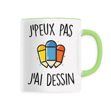 Mug J'peux pas j'ai dessin 