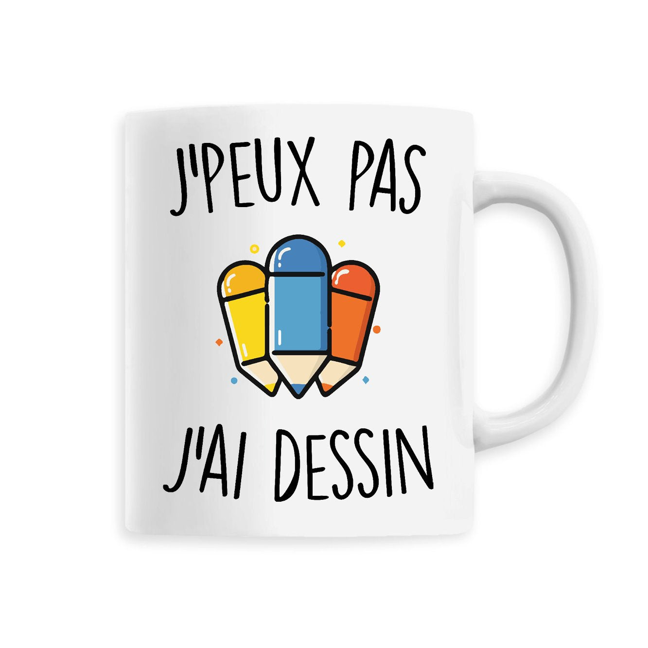 Mug J'peux pas j'ai dessin 