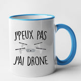 Mug J'peux pas j'ai drone Bleu