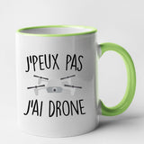 Mug J'peux pas j'ai drone Vert