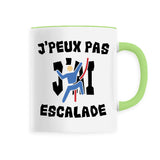 Mug J'peux pas j'ai escalade 