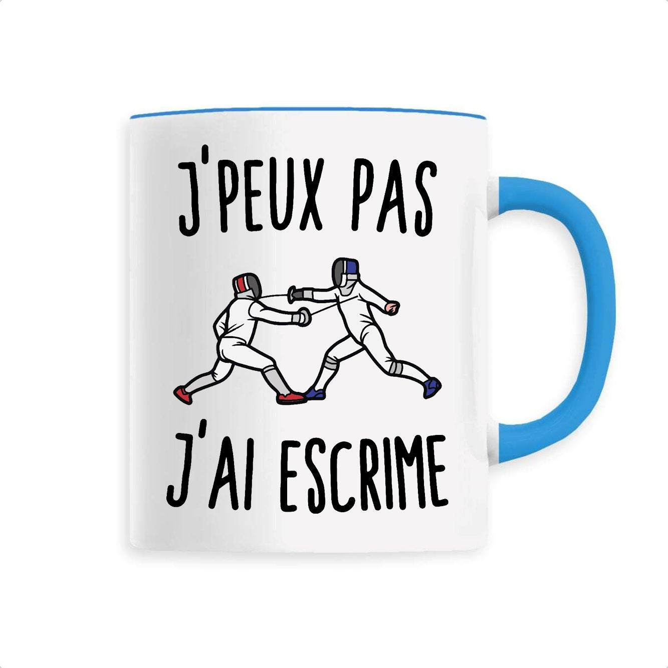 Mug J'peux pas j'ai escrime 