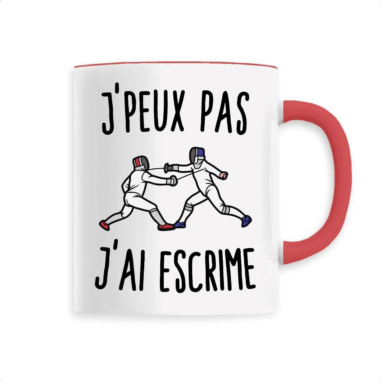 Mug J'peux pas j'ai escrime 