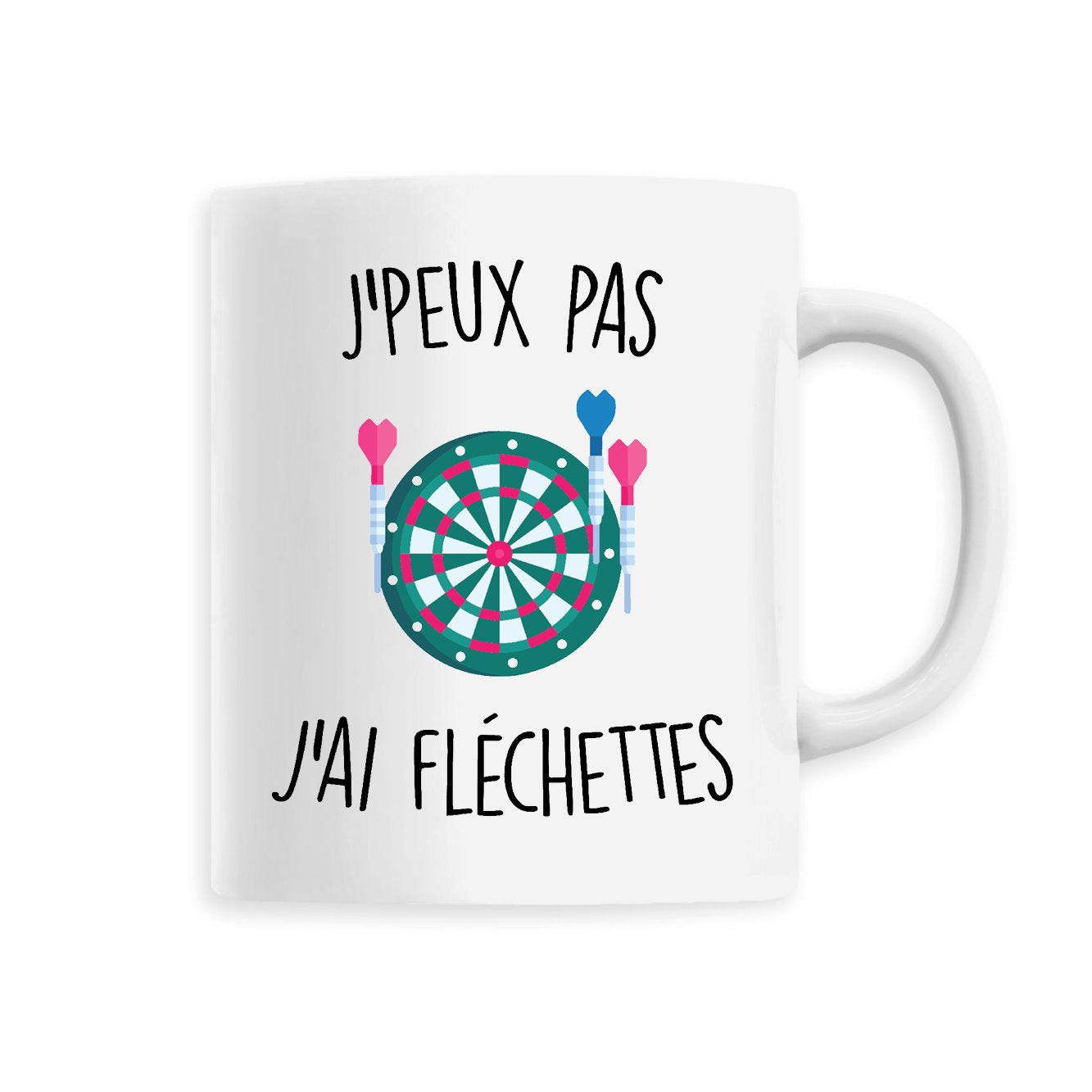 Mug J'peux pas j'ai fléchettes 