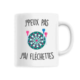 Mug J'peux pas j'ai fléchettes 