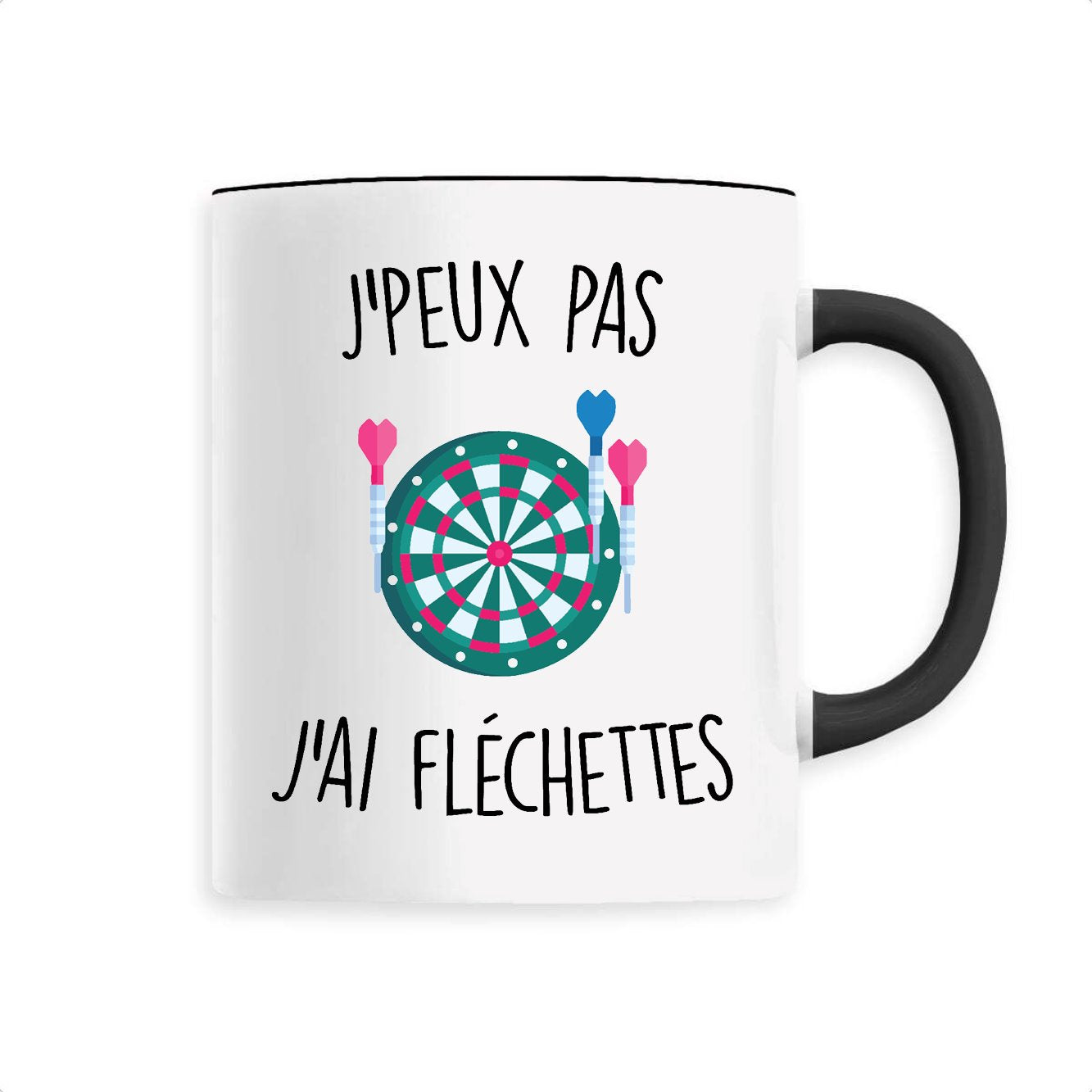 Mug J'peux pas j'ai fléchettes 