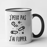 Mug J'peux pas j'ai flipper Noir