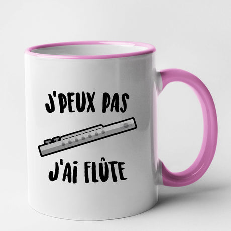 Mug J'peux pas j'ai flûte Rose