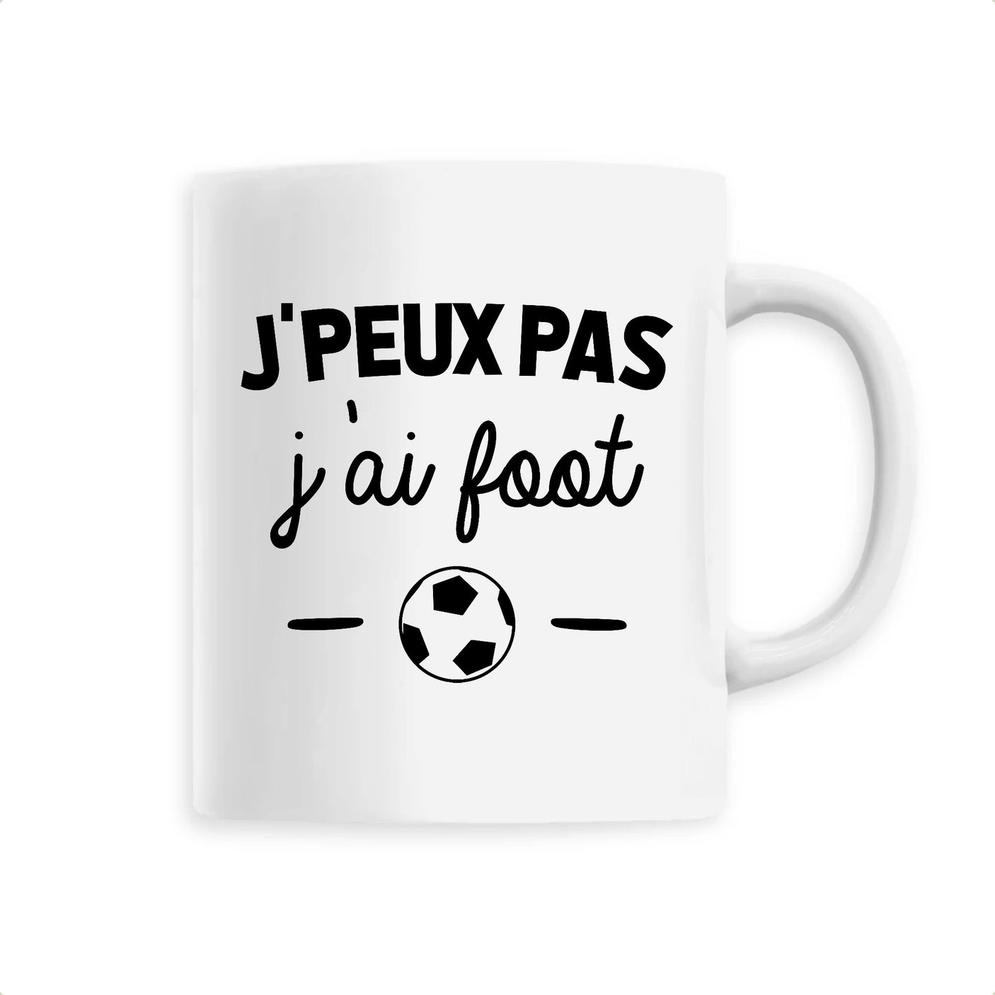 Mug J'peux pas j'ai foot 