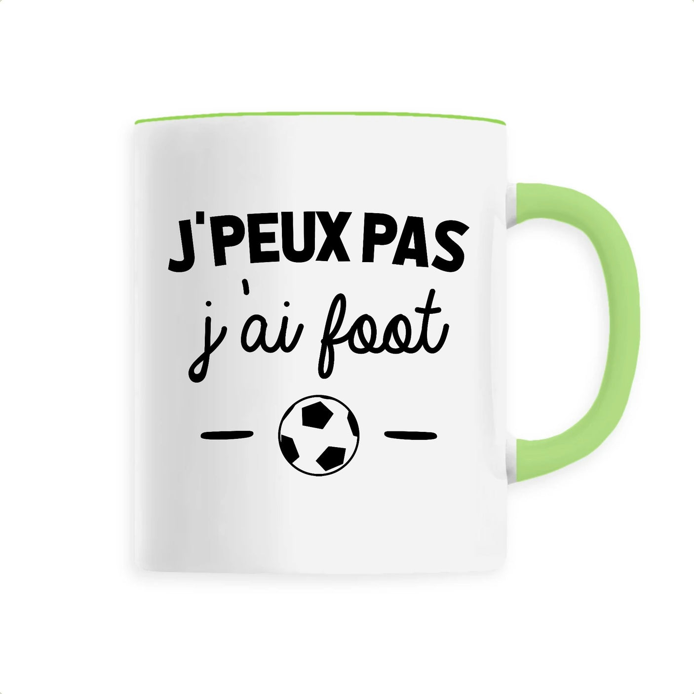 Mug J'peux pas j'ai foot 