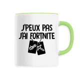 Mug J'peux pas j'ai Fortnite 