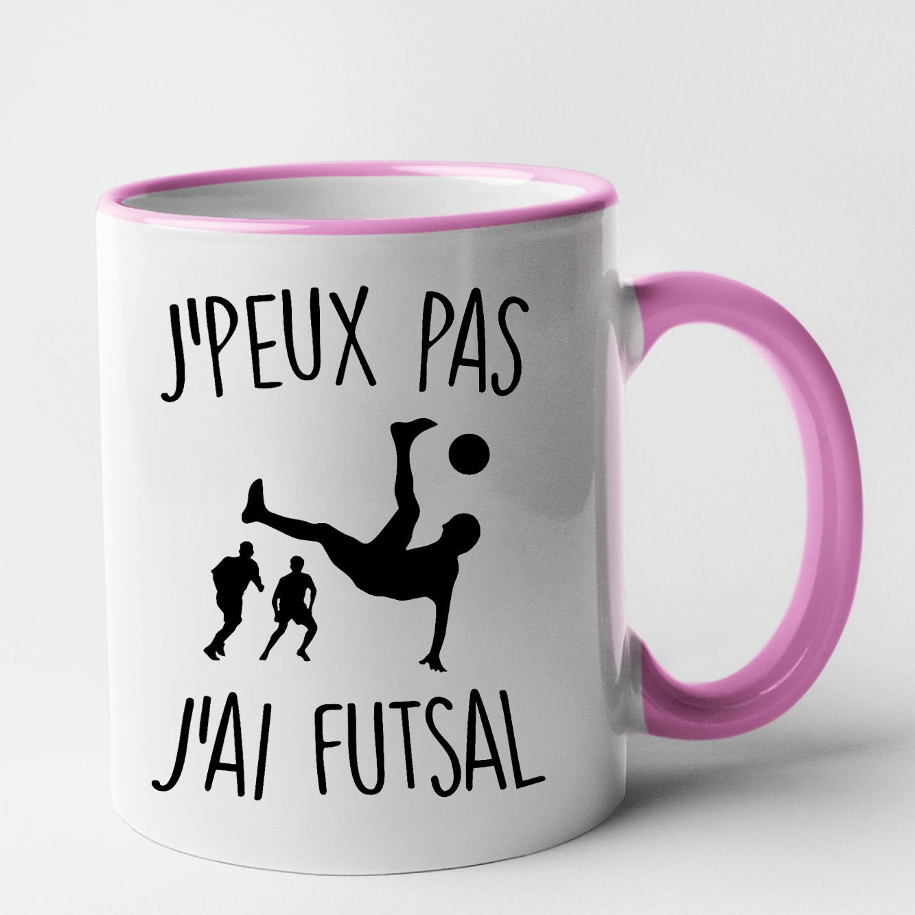 Mug J'peux pas j'ai futsal Rose