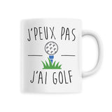 Mug J'peux pas j'ai golf 