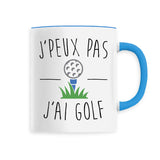 Mug J'peux pas j'ai golf 