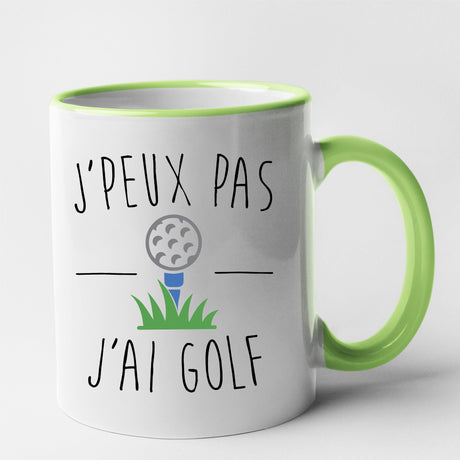 Mug J'peux pas j'ai golf Vert