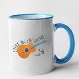 Mug J'peux pas j'ai guitare Bleu