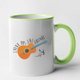 Mug J'peux pas j'ai guitare Vert