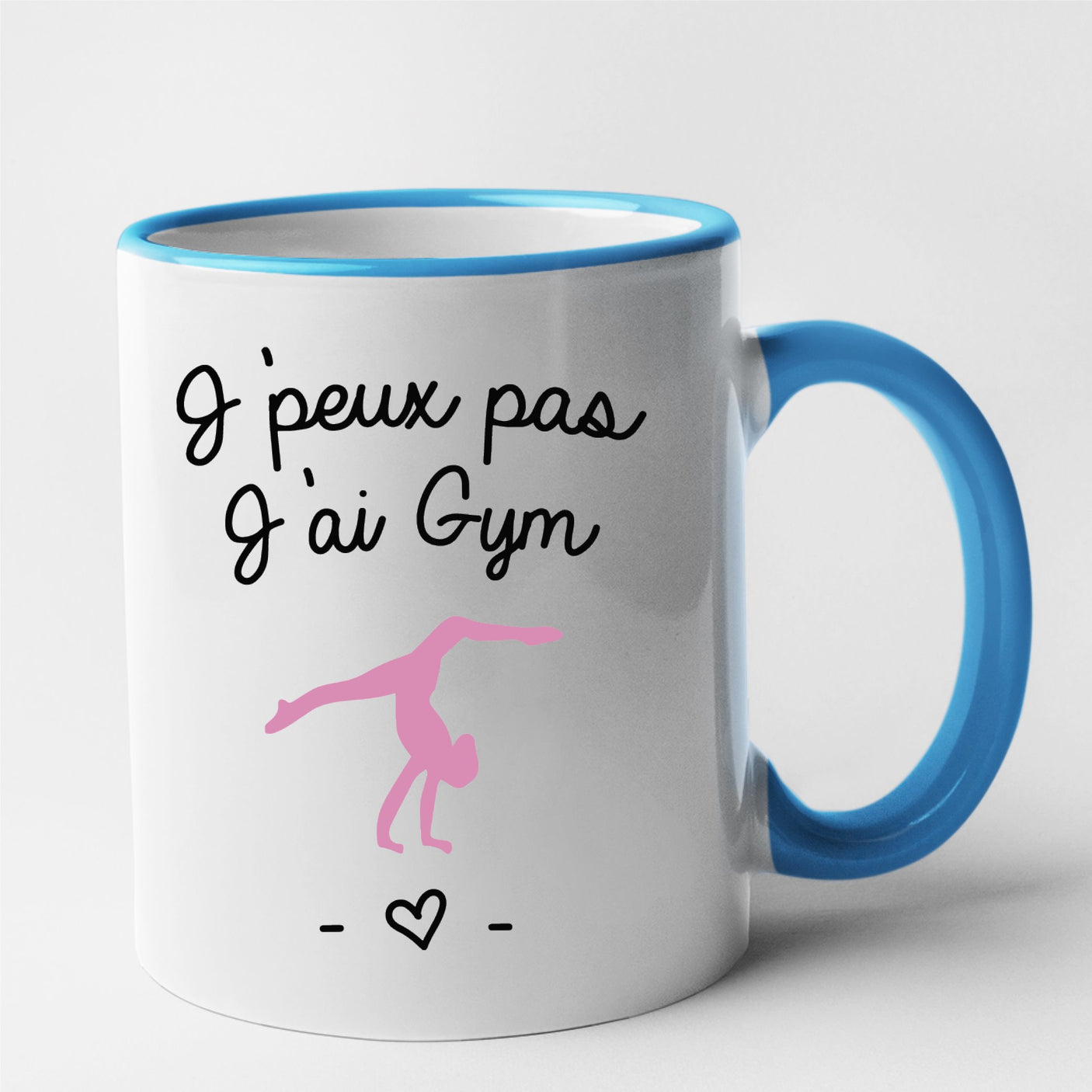 Mug J'peux pas j'ai gym Bleu