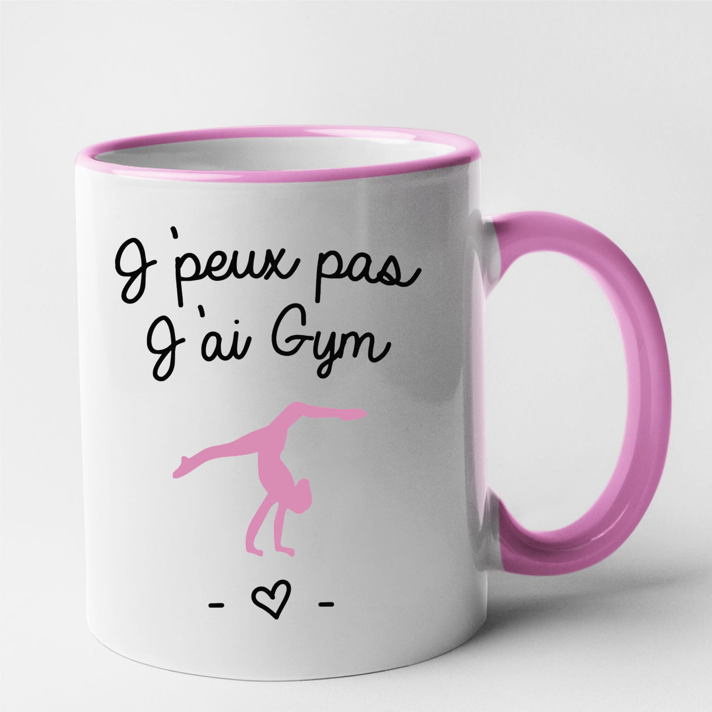 Mug J'peux pas j'ai gym Rose