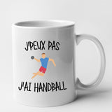 Mug J'peux pas j'ai handball Blanc