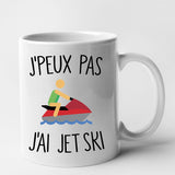 Mug J'peux pas j'ai jet ski Blanc