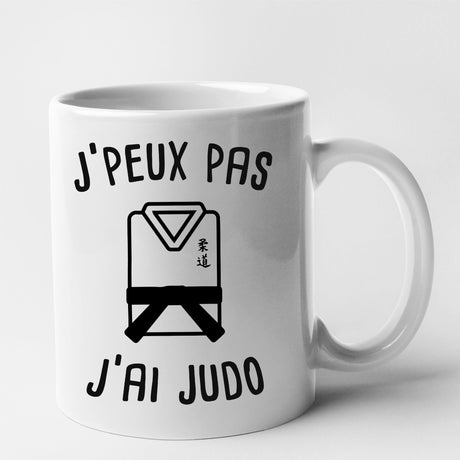 Mug J'peux pas j'ai judo Blanc