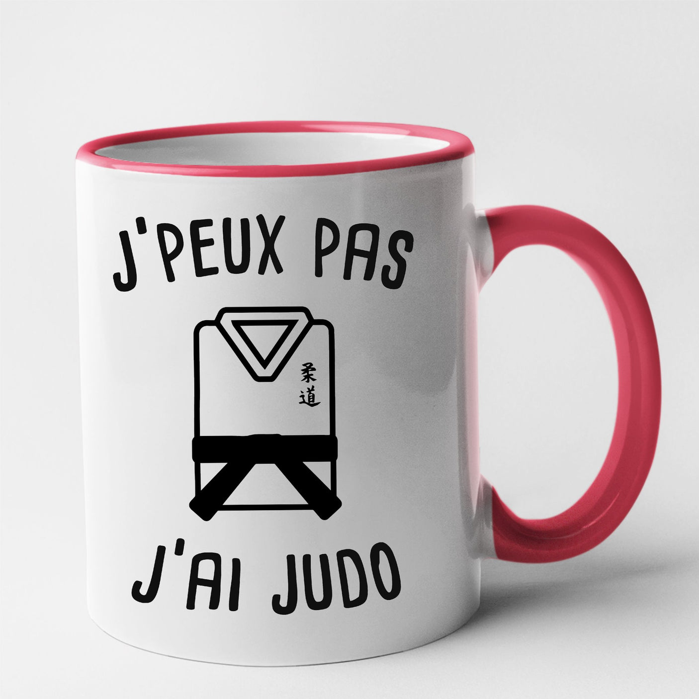 Mug J'peux pas j'ai judo Rouge