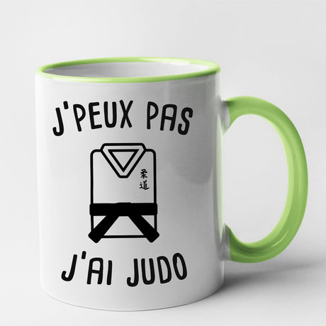 Mug J'peux pas j'ai judo Vert