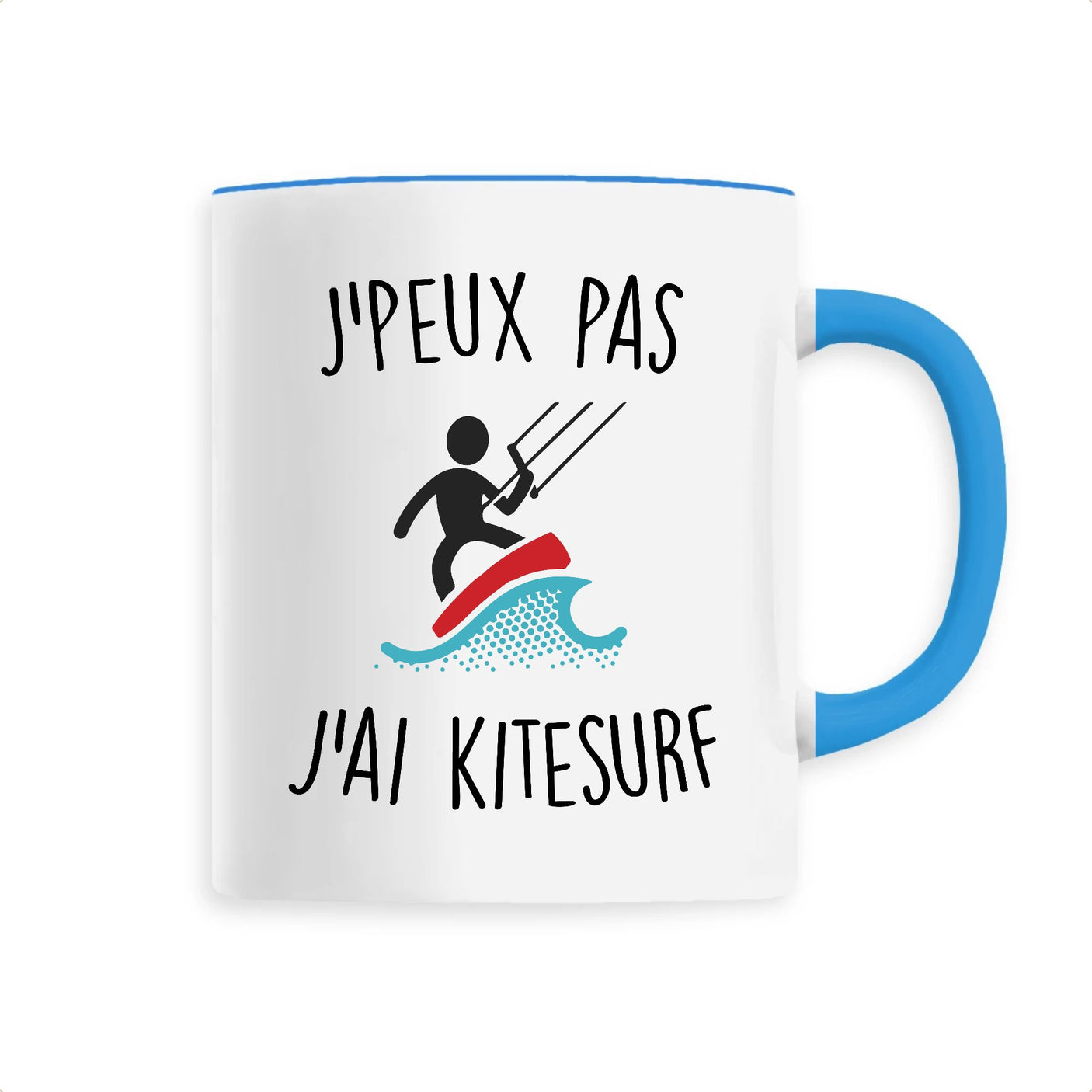 Mug J'peux pas j'ai kitesurf 