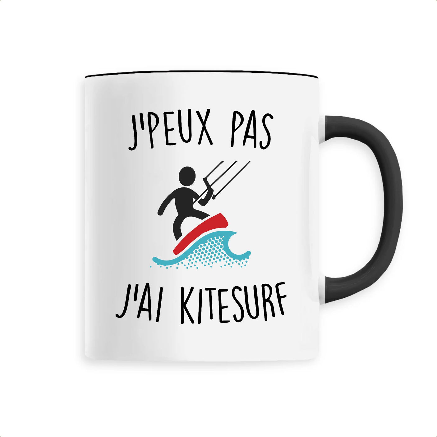 Mug J'peux pas j'ai kitesurf 