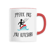 Mug J'peux pas j'ai kitesurf 