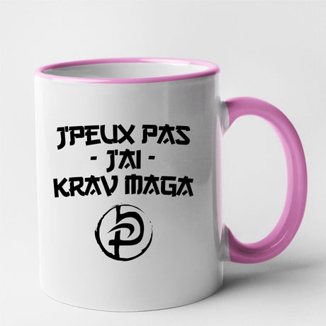 Mug J'peux pas j'ai krav maga Rose