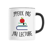 Mug J'peux pas j'ai lecture 