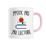 Mug J'peux pas j'ai lecture 