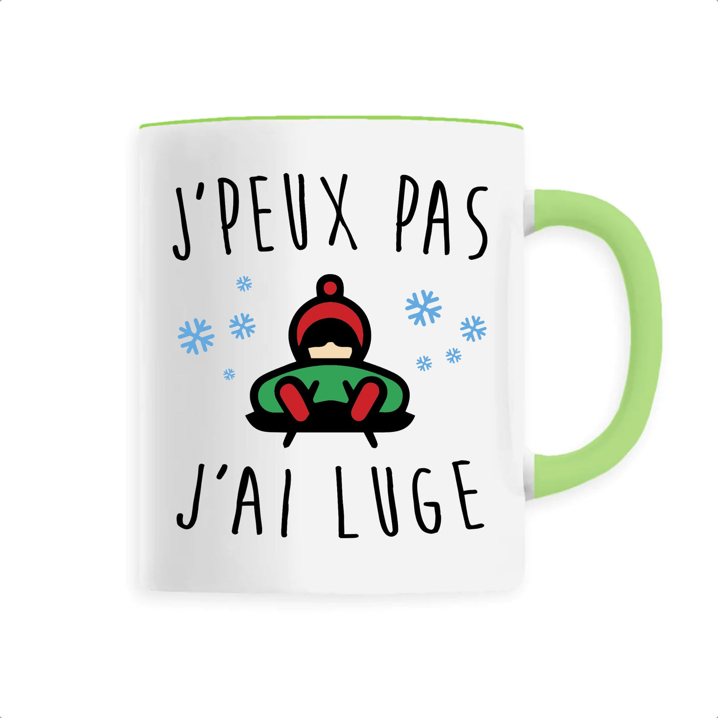 Mug J'peux pas j'ai luge 