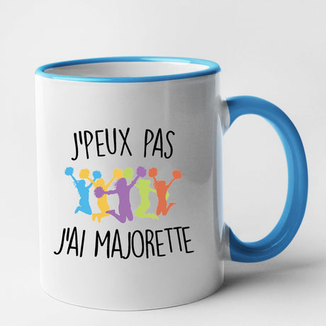 Mug J'peux pas j'ai majorette Bleu