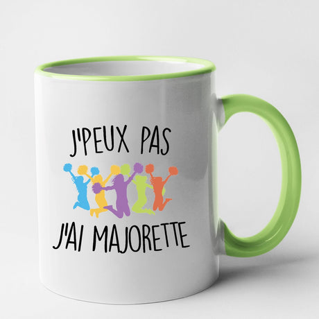 Mug J'peux pas j'ai majorette Vert