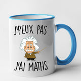 Mug J'peux pas j'ai maths Bleu