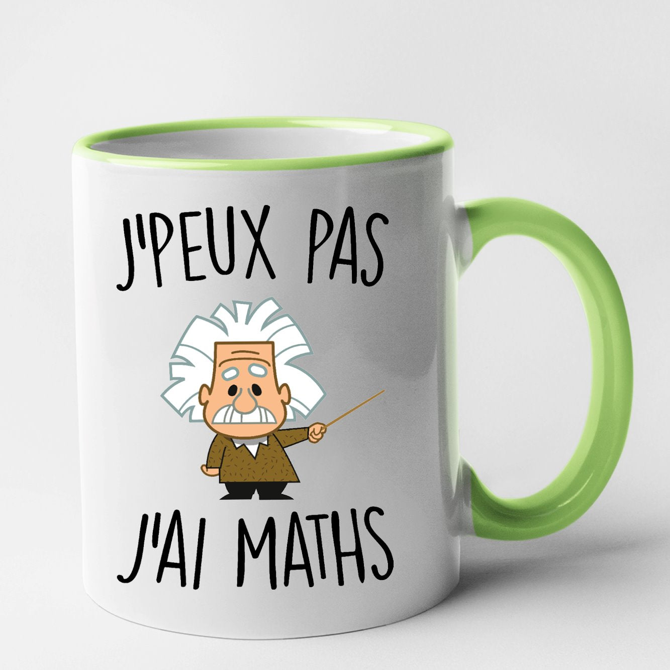 Mug J'peux pas j'ai maths Vert