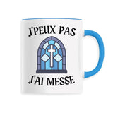 Mug J'peux pas j'ai messe 