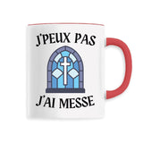 Mug J'peux pas j'ai messe 