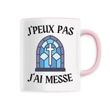 Mug J'peux pas j'ai messe 