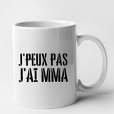 Mug J'peux pas j'ai MMA Blanc