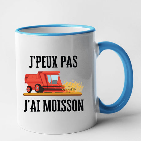 Mug J'peux pas j'ai moisson Bleu